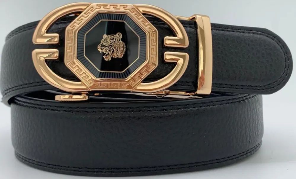 24 Wholesale Belts For Mens Color Golden Black