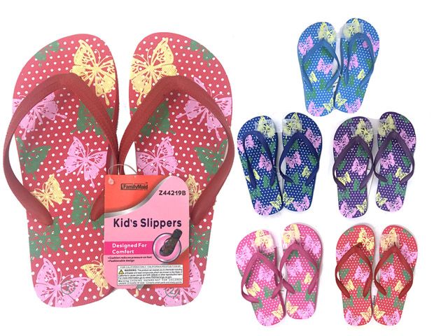 36 Pairs of Slipper Girl 6 Assorted Colors