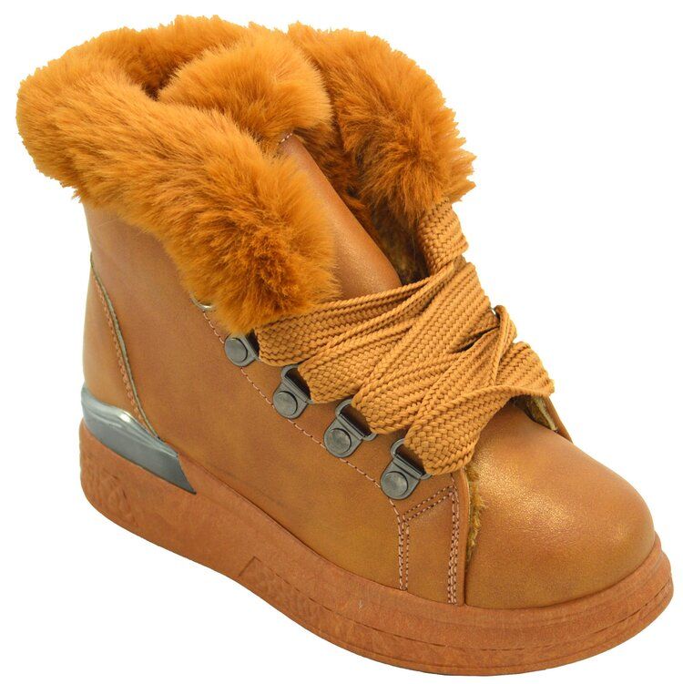 Wholesale Women's Fur Lined Anti Slip Booties WSD