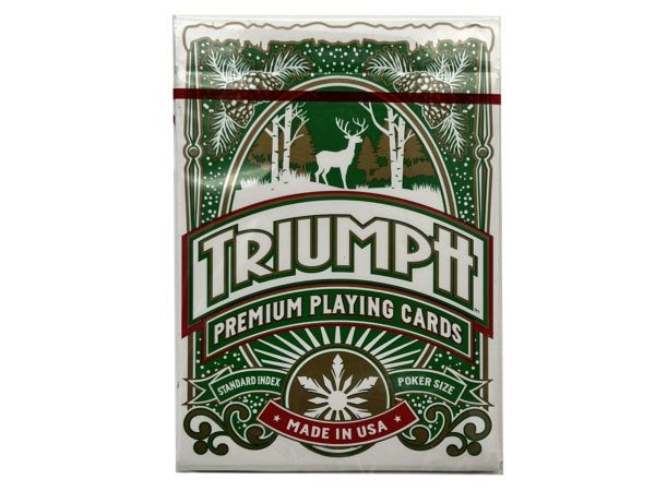 72 pieces of Triumph Holiday One Pack Standard Index Premium Playing Card