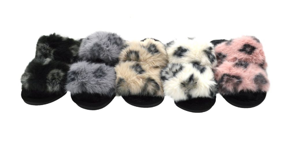 36 Pairs Womens Cozy House Slippers For Women For Indoor And Outdoor Fuzzy  Slippers With Double Band In Assorted Color - Women's Slippers