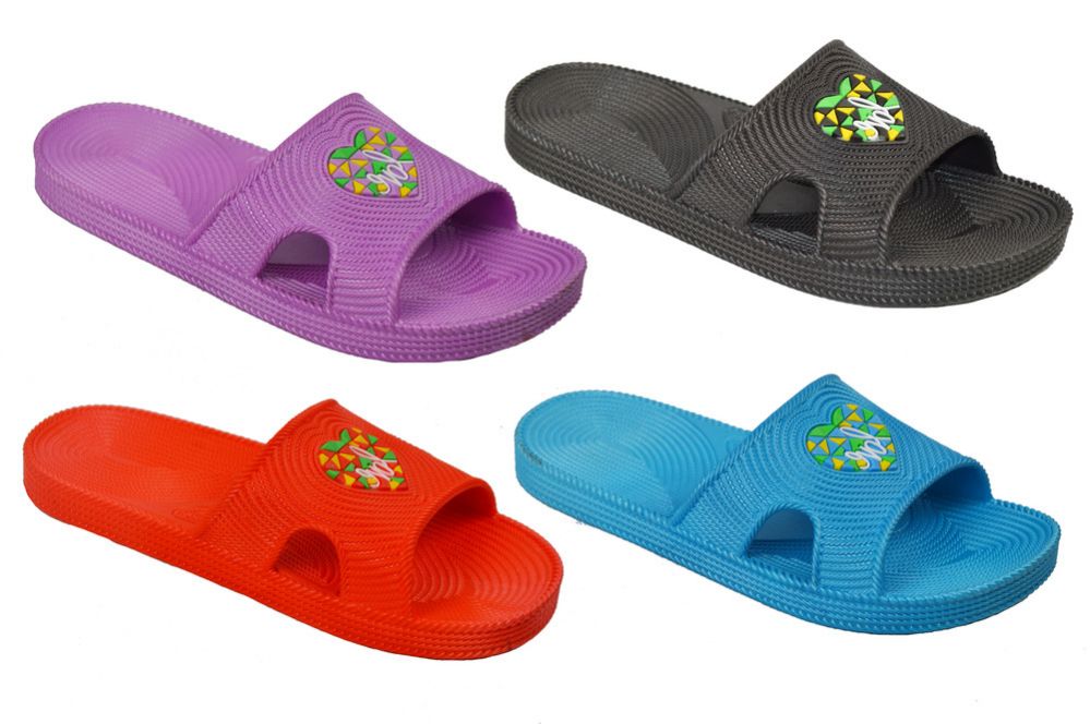 60 Pairs of Womens Sandals Slides Lightweight Beach Pool Shower Shoes Bathroom Slippers