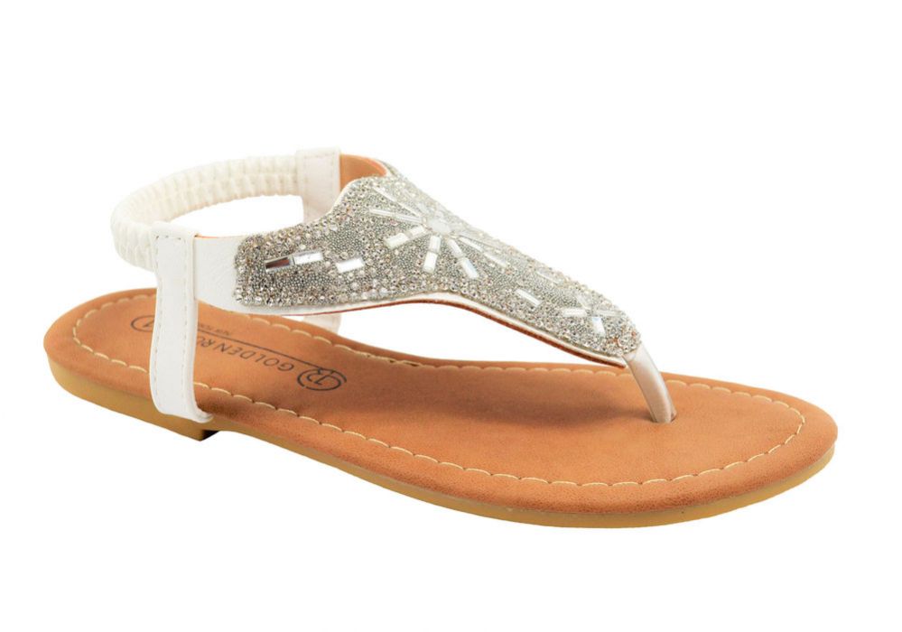 Rhinestone flip flops online size 11