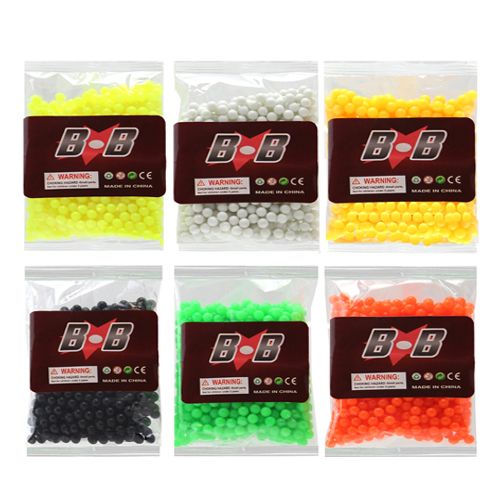 144 Wholesale 6mm 750 Piece Bb In Bag 5 Assorted Colors