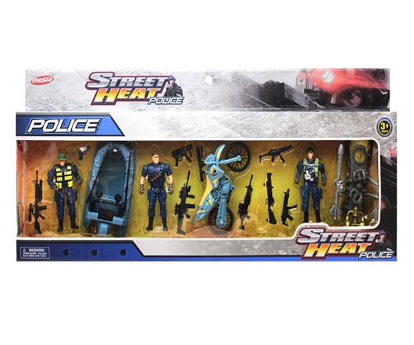 12 Wholesale Police Play Set In Window Box