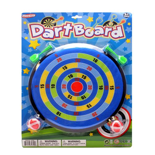 36 Pieces of Round Dart Target Play Set With 2 Balls And 2 Darts On Card