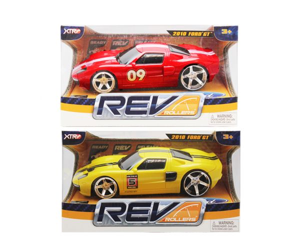 12 Wholesale 1:24 Friction Xst Ford Gt Yellow And Red