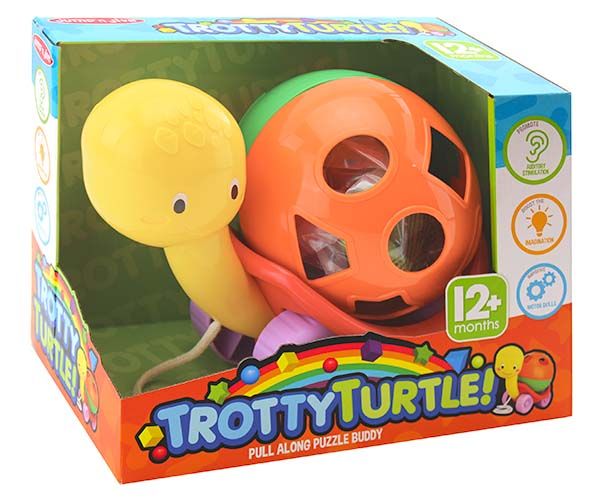 6 Pieces Jump N Jive Trotty Turtle - Baby Toys