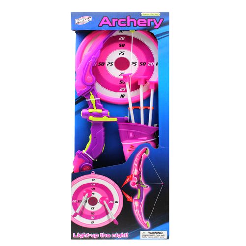 6 Pieces of Purple Archery Set With 3 Arrows Target Board And Arrow Holster