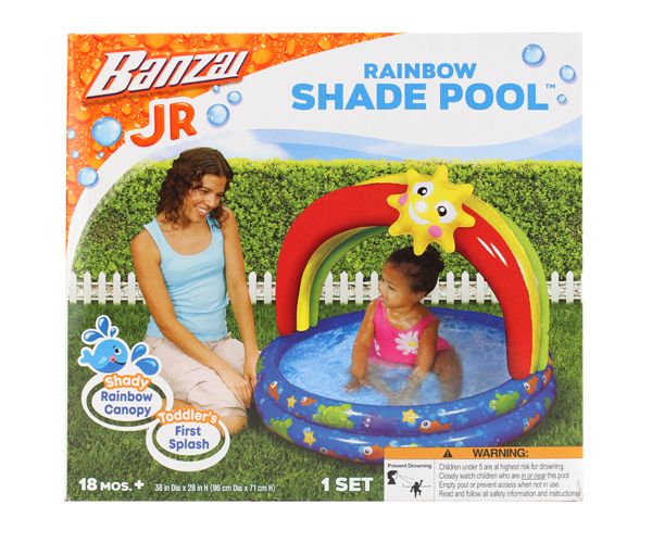 6 Pieces of 38 Inch Rainbow Shade Pool