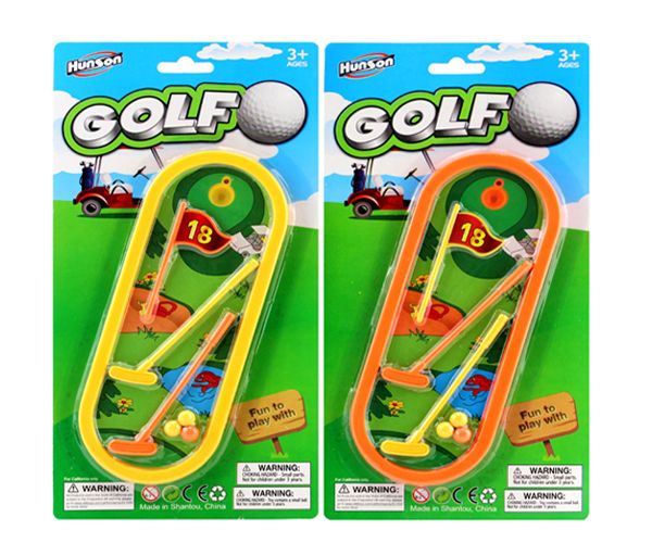 144 Pieces of Mini Golf Play Set On Card