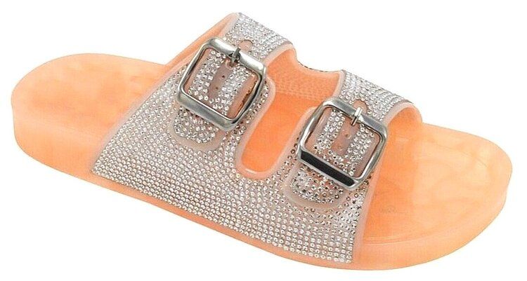 12 Wholesale Jelly Sandal For Women In Nude Size 5-10