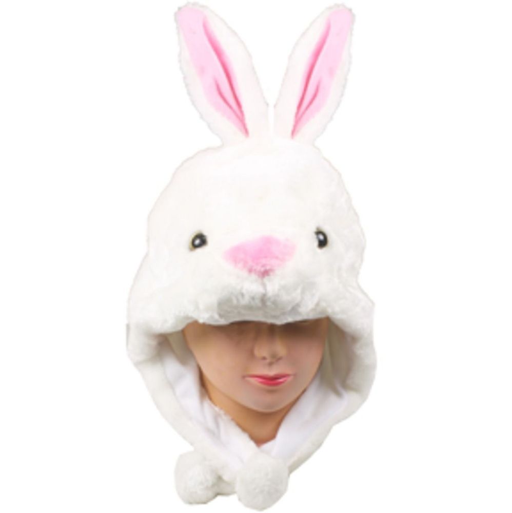 10 Pieces of Plush Soft Bunny Animal Character Earmuff Hat