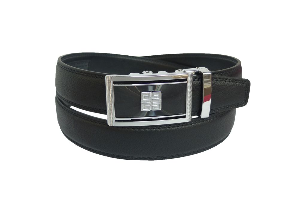 24 Wholesale Belts For Mens Color Silver Black - at - wholesalesockdeals.com