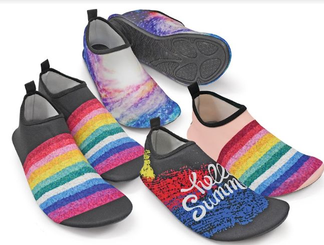 48 Pairs of Womens Print Water Shoes In Assorted Color