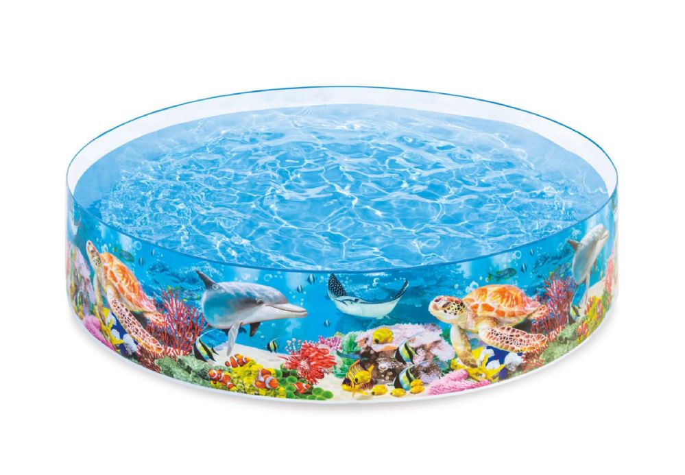12 Wholesale 96" X 18" 8ft X 18in Deep Blue Sea Snapset Pool
