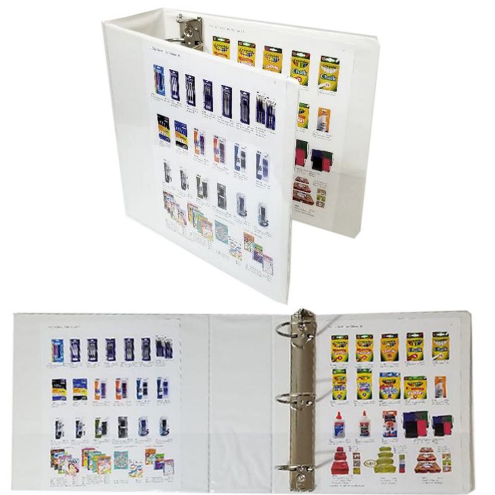 12 Wholesale Heavy Duty View Binders With 3 Inch D Rings White