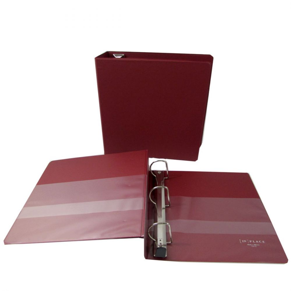 12 Pieces Heavy Duty View Binders With 2 Inch O Rings And Interior Pockets In Red - Binders