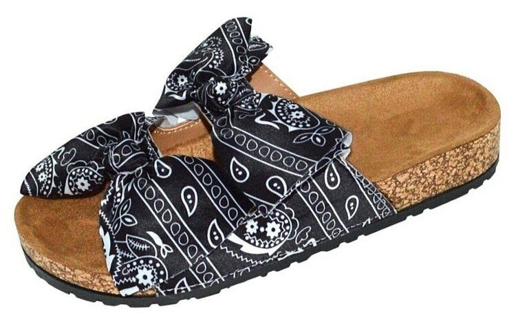12 Wholesale Slippers For Women In Black Size 5-10 WSD