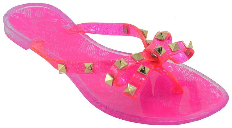 12 Wholesale Sandals For Women In Fuchsia Size 6-10