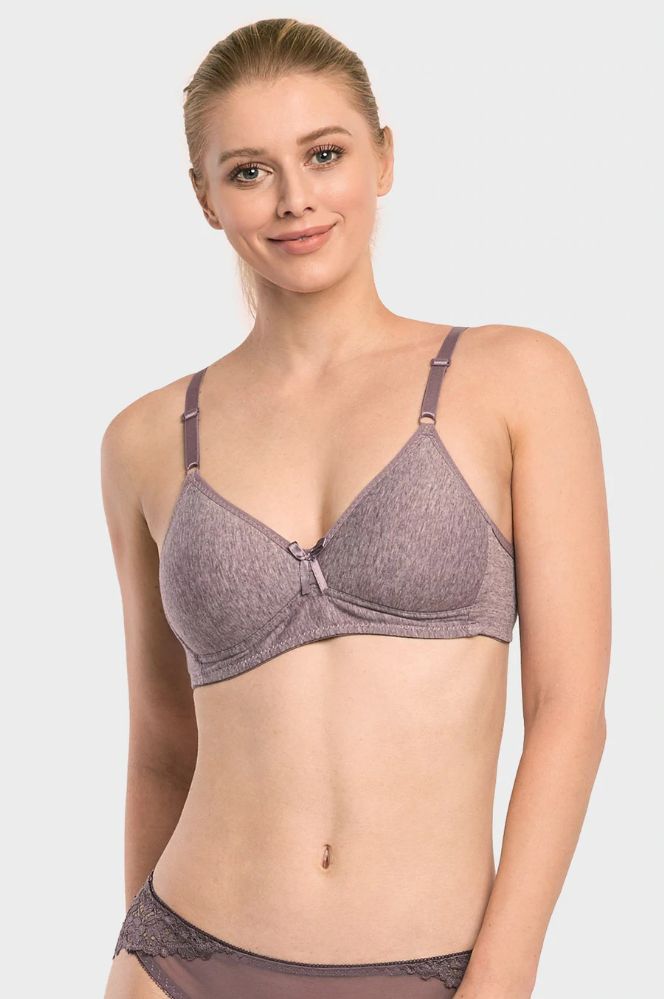 288 Pieces of Sofra Ladies Full Cup Plain Cotton Bra C Cup