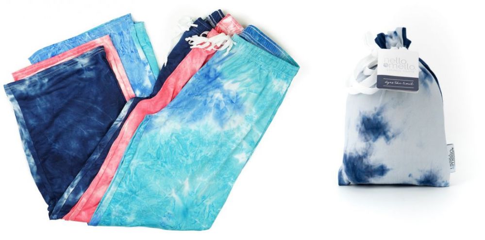 18 Wholesale Hello Mello Women's Tie Dye Printed Lounge Pants