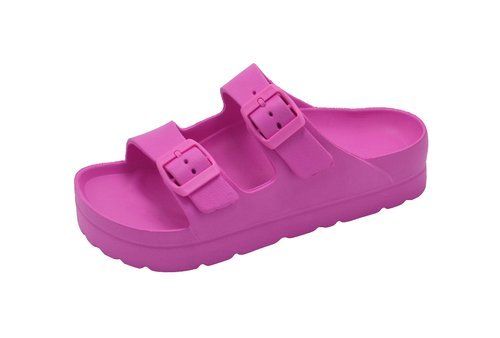 Wholesale Footwear Women Eva Slippers In Fuchsia Size 5-10