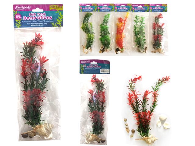 144 Pieces of Fish Tank Grass With Shells