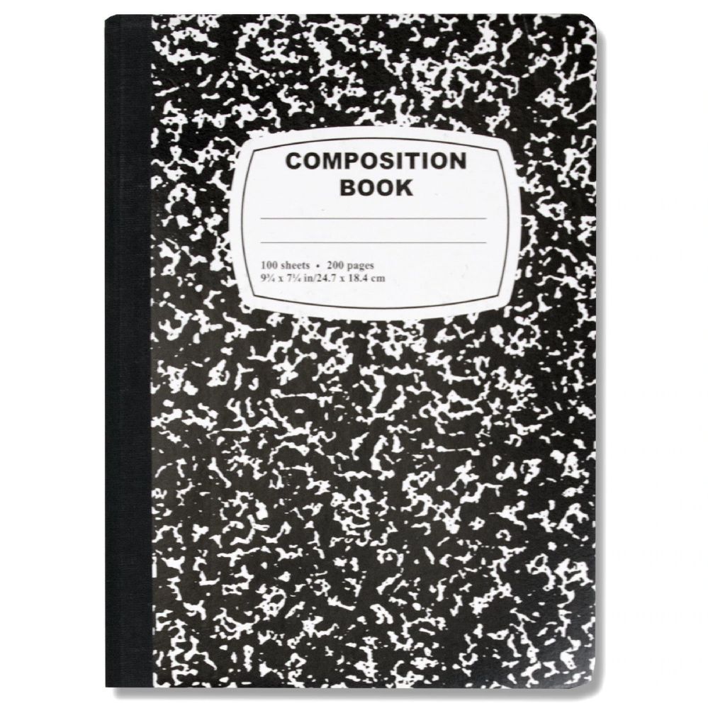 50 Wholesale Composition Book - 100 Sheets - Wide Ruled