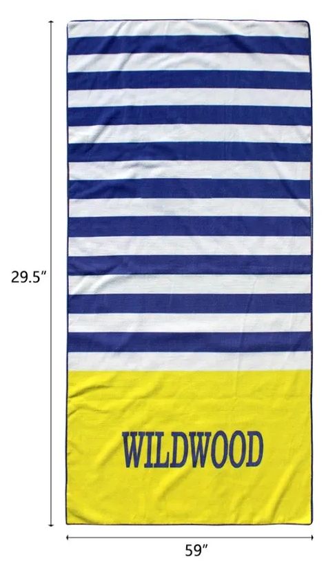12 Pieces of Wildwood Beach Towel