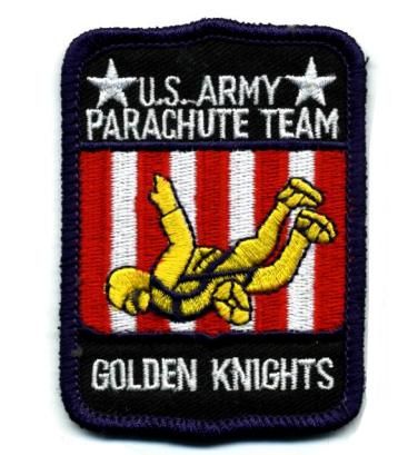 24 Pieces of Military Army Embroidered Iron On Patch, U.s. Army Parachute Team Golden Knights