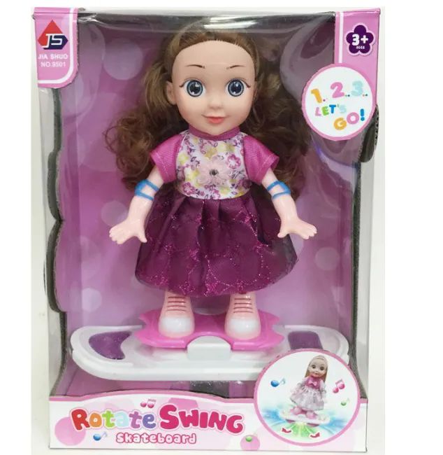 6 Pieces of Battery Operated Balance Scooter Girl