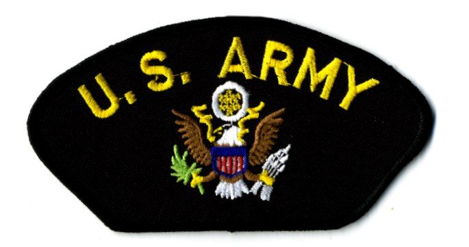 24 Pieces of Military Army Embroidered IroN-On Patch U.s. Army