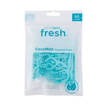 24 pieces of Dental Floss Picks 60ct Cocomint