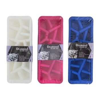 3PK Ice Cube Trays (4 Colors Available)