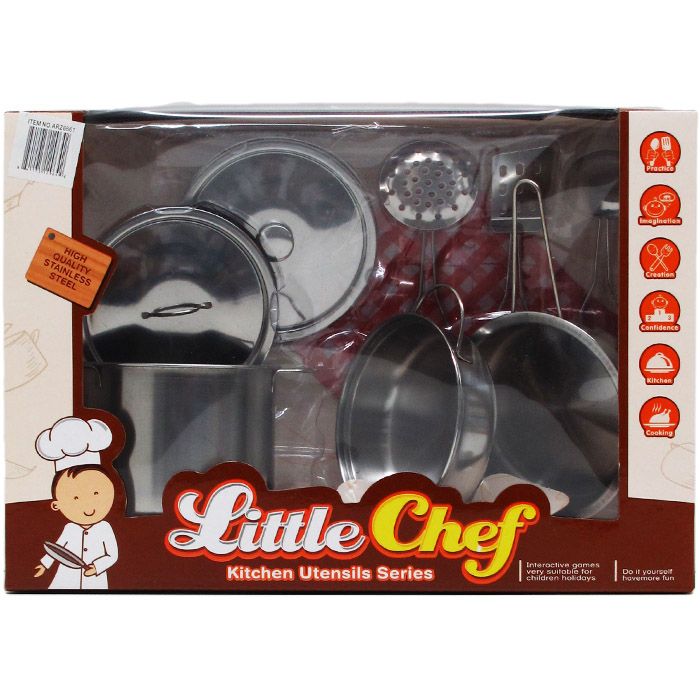 12 Pieces of 9pc Metal Kitchen Play Set