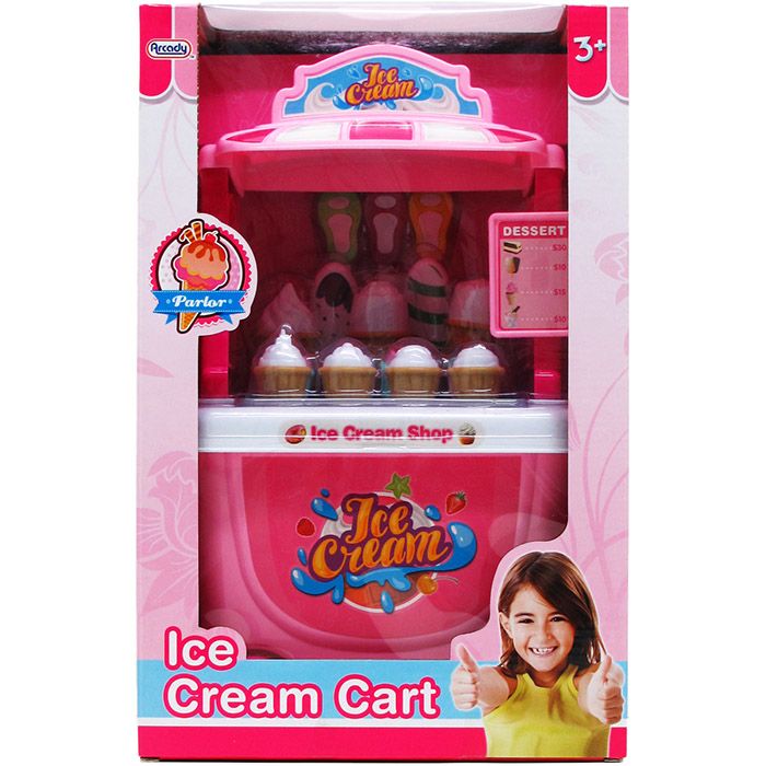 6 Wholesale 15" Ice Cream Cart Play Set W/ Accss