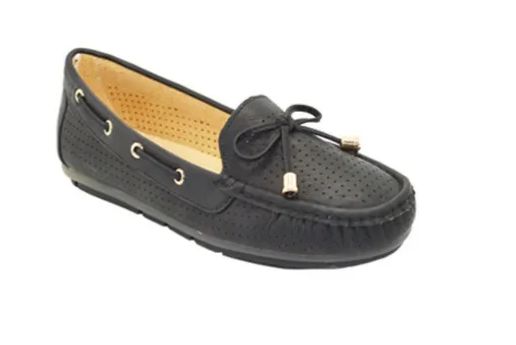 24 Wholesale Women Slip On Loafers Casual Flat Walking Shoes Color Black  Size 5-10 - at - wholesalesockdeals.com