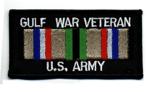 36 Pieces of Military Gulf War Embroidered Iron On Patch