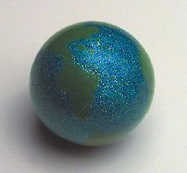 48 Pieces of 2.5" Metallic Globe Ball