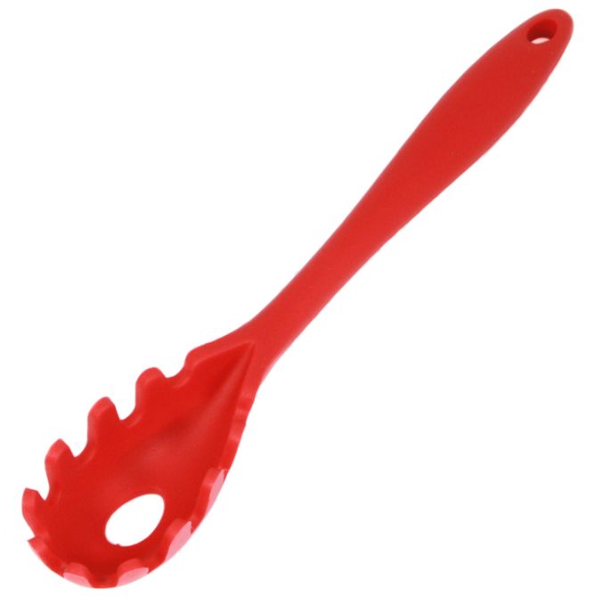 24 pieces of Silicone Spaghetti Fork - Red