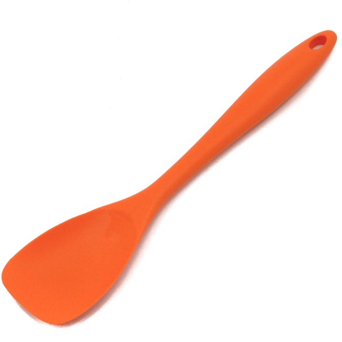 24 Wholesale Silicone Spoon SpatulA- Orange