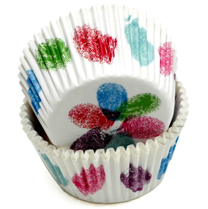 144 pieces of Baking Cups - Thumbprints 50ct