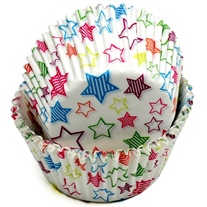 144 Wholesale Baking Cups - Stars 50 Ct.