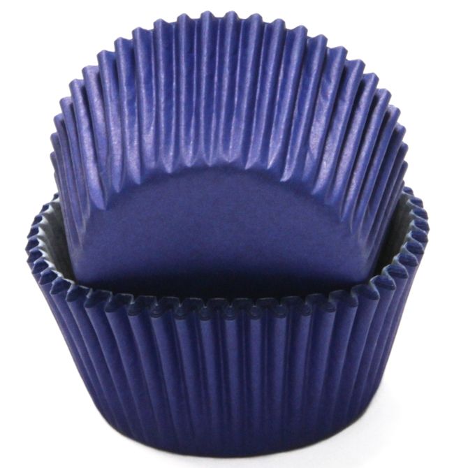 144 pieces of Baking Cups - Med. Blue  50ct