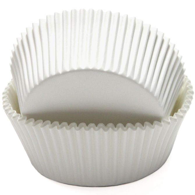 144 pieces of Baking Cups - White,large 50ct