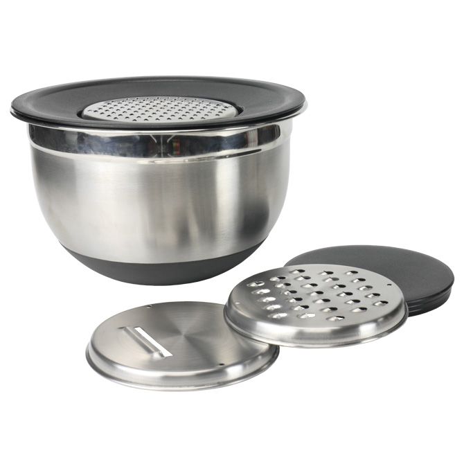 12 Wholesale Stainless Steel Grater Bowl Set