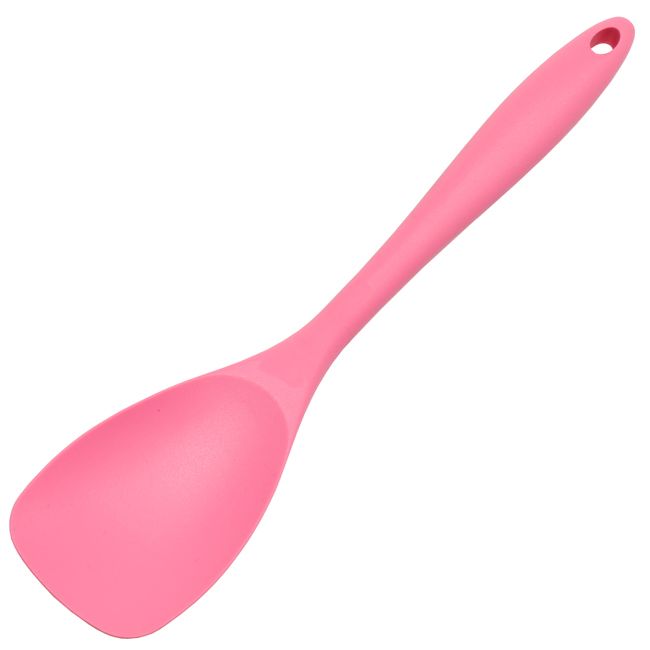 24 Wholesale Silicone Spoon Spatula - Pink