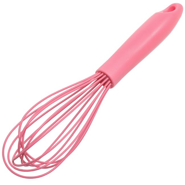 24 Wholesale Silicone Wire Whisk - Pink