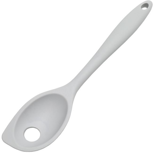 24 Wholesale Silicone Mix. Spoon - Gray